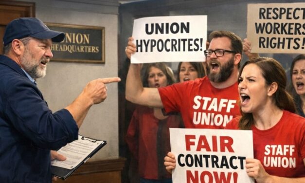 Do As I Say, Not As I Do: Unions vs. Their Own Staff Unions