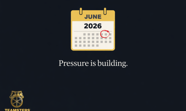 The Teamsters Have Been Projecting Strength: Evidence Is Starting to Diverge